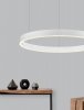 Biała Lampa Wisząca Okrąg JACA CCT LE43513 LUCES EXCLUSIVAS